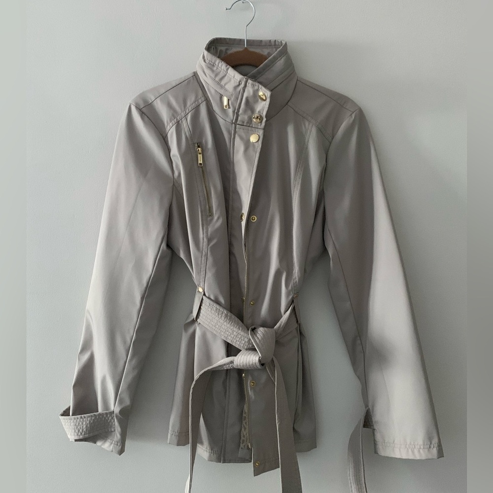 NWOT MICHAEL Michael Kors Wrap Belted Trench Coat